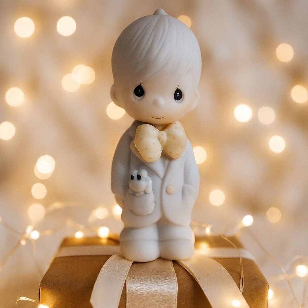 Precious Moments Best Man Figurine Wedding Party Groomsman Collectible Gift
